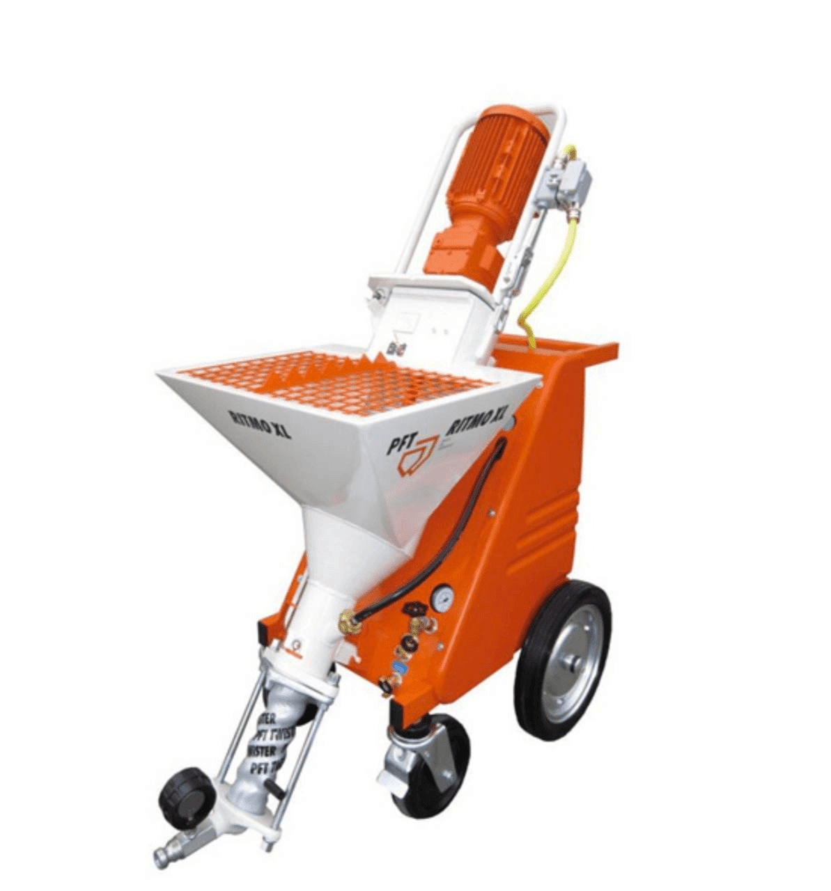 Штукатурная станция PFT Ritmo XL на объекте